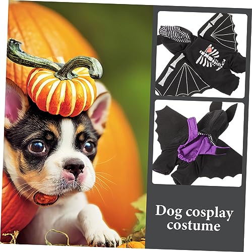 Disfraz de murciélago para perros y gatos GALPADA Halloween miniatura 3
