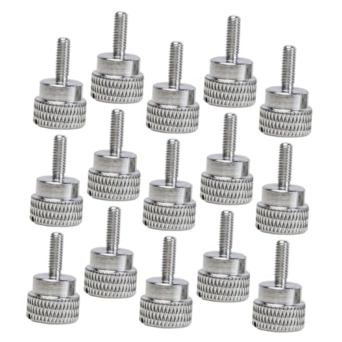 WRITWAA Viti a Testa Zigrinata per Piedino Premistoffa, Vite di Fissaggio Macchina da Cucire 15 Pezzi in Metallo, Accessori per Uso Domestico e Riparazione Macchina da Cucire Artigianale