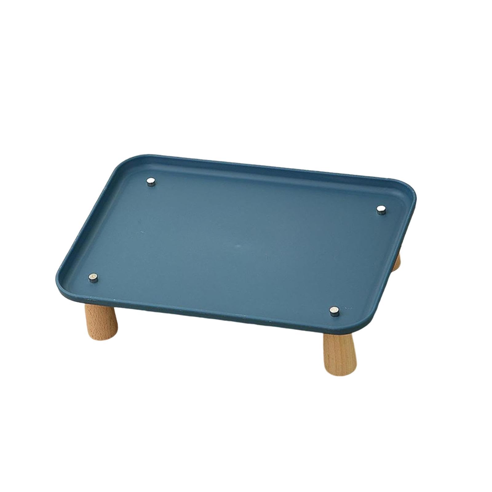 Dickly Elevated Feeding Table for Cats And Dogs, Food Dispenser Shelf, Dog Bowl Stand, Dark Blue