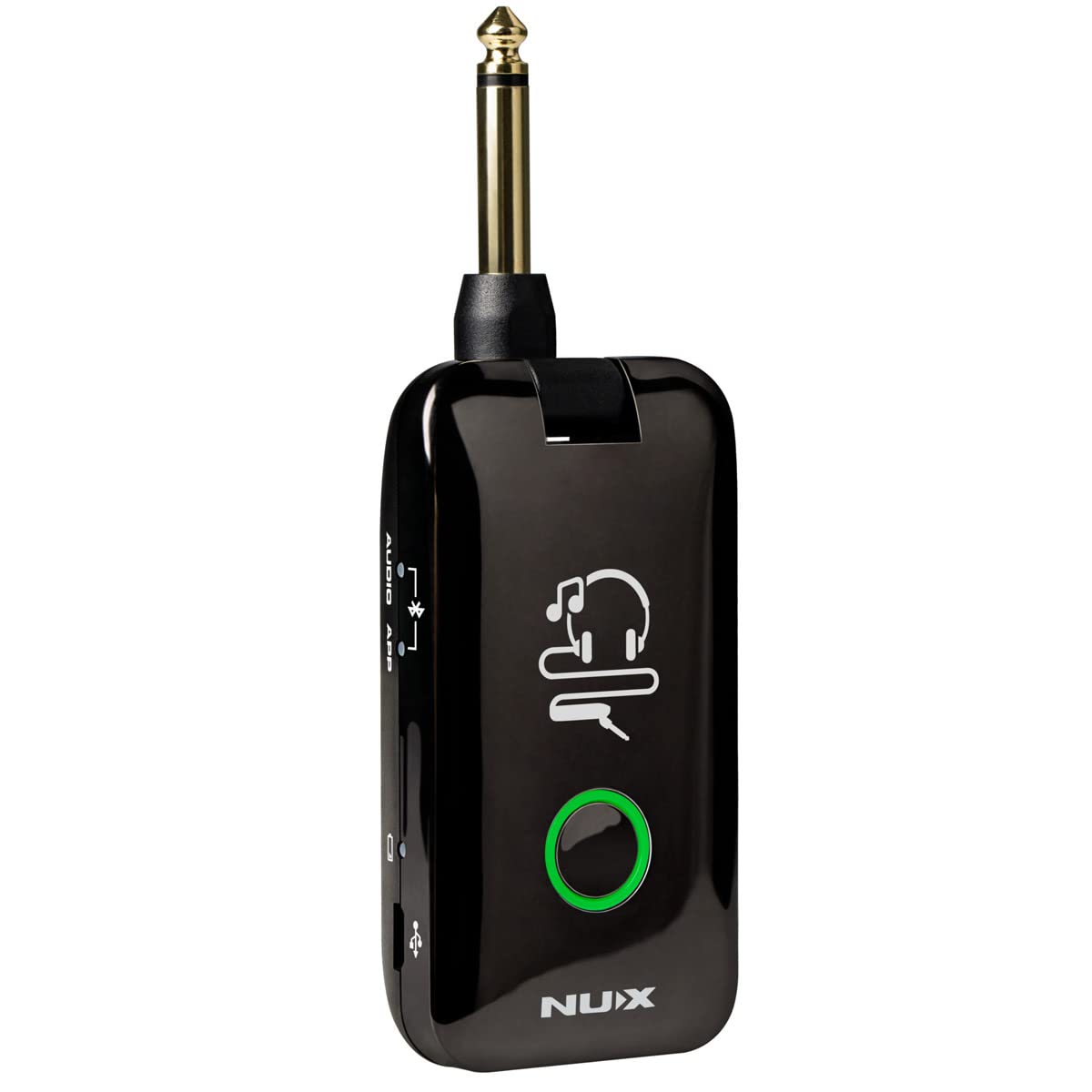 NUX Mighty Plug MP-2 Guitar and Bass Modeling Headphone Amplug with Bluetooth,13 Amplifier Models,20 IR,19 Variety of Effects NUX Mighty Plug MP-2 Guitar and Bass Modeling Headphone Amplug with Bluetooth,13 Amplifier Models,20 IR,19 Variety of Effects