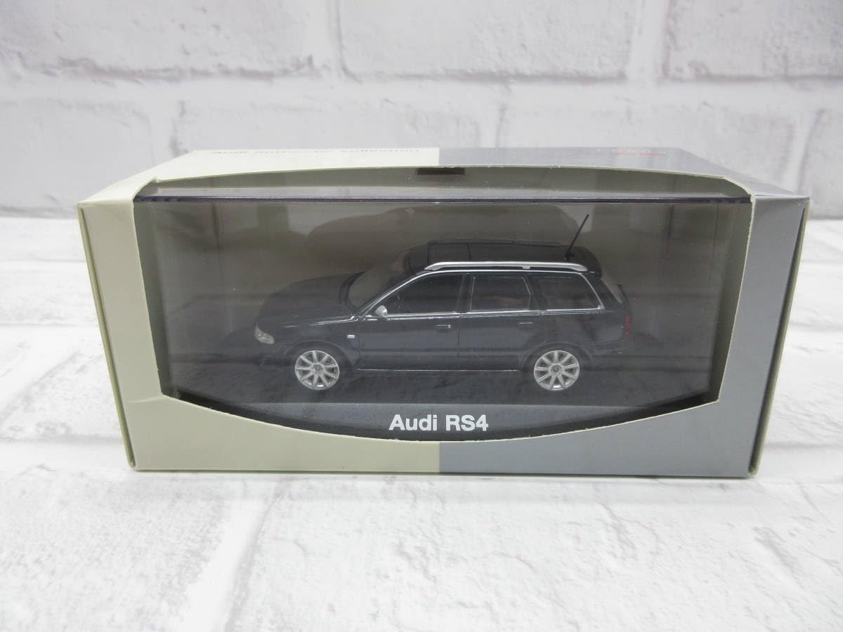 Audi RS4 ミニカー 1/43 限定生産 ブラック Amazon | ミニカー 1/43 アウディ RS4 アバント ブラック ディーラー