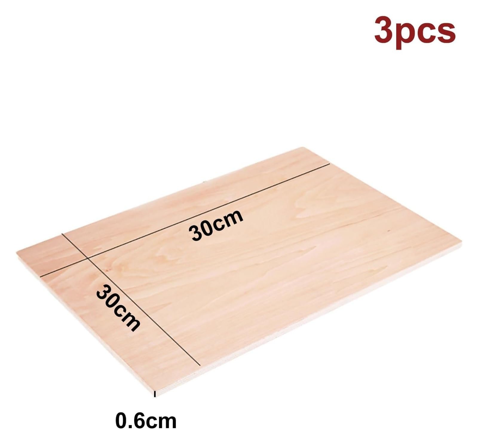 3 piezas, hojas for manualidades