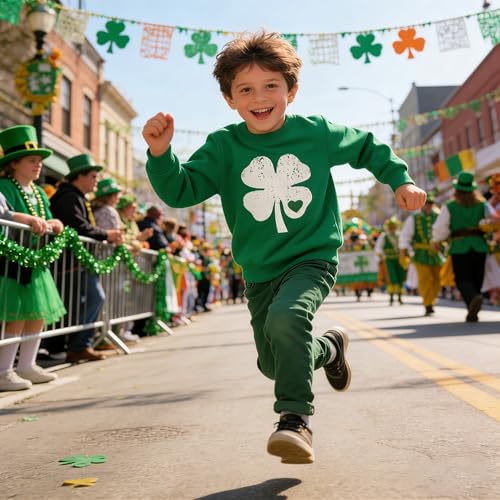 Image of Akyzic Toddler Boys Sweatshirts Cotton Crewneck Truck Shirt Dinosaur Long Sleeve Pullover Tops Tees 2-8T