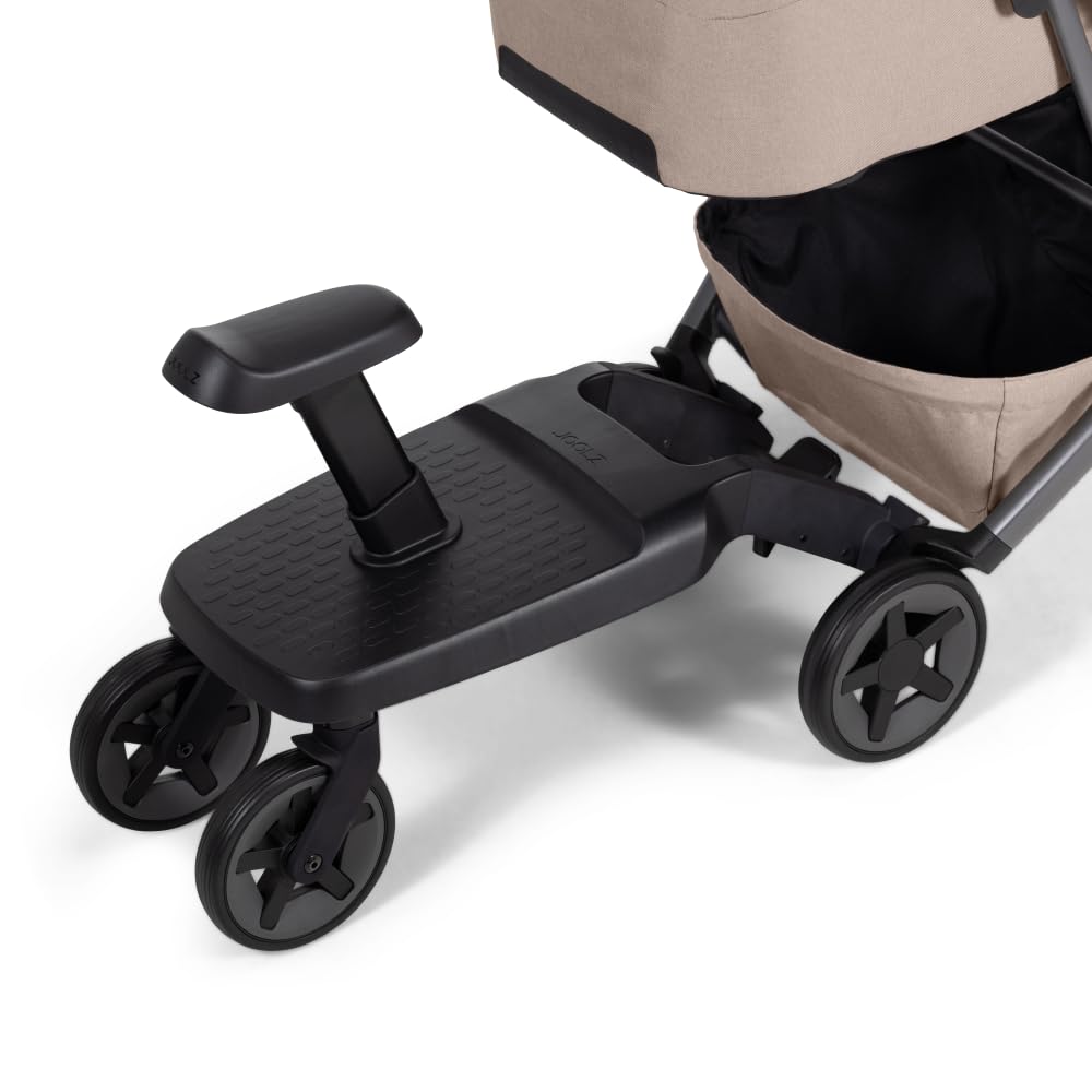Joolz Aer2 Mitfahrbrett - Trittbrett mit abnehmbarem Sitz | One-Click-Befestigung, kompakt faltbar, freiem Zugang zur Bremse - Bis 20 kg belastbar -Kompatibel mit Joolz Aer2 Kinderwagen