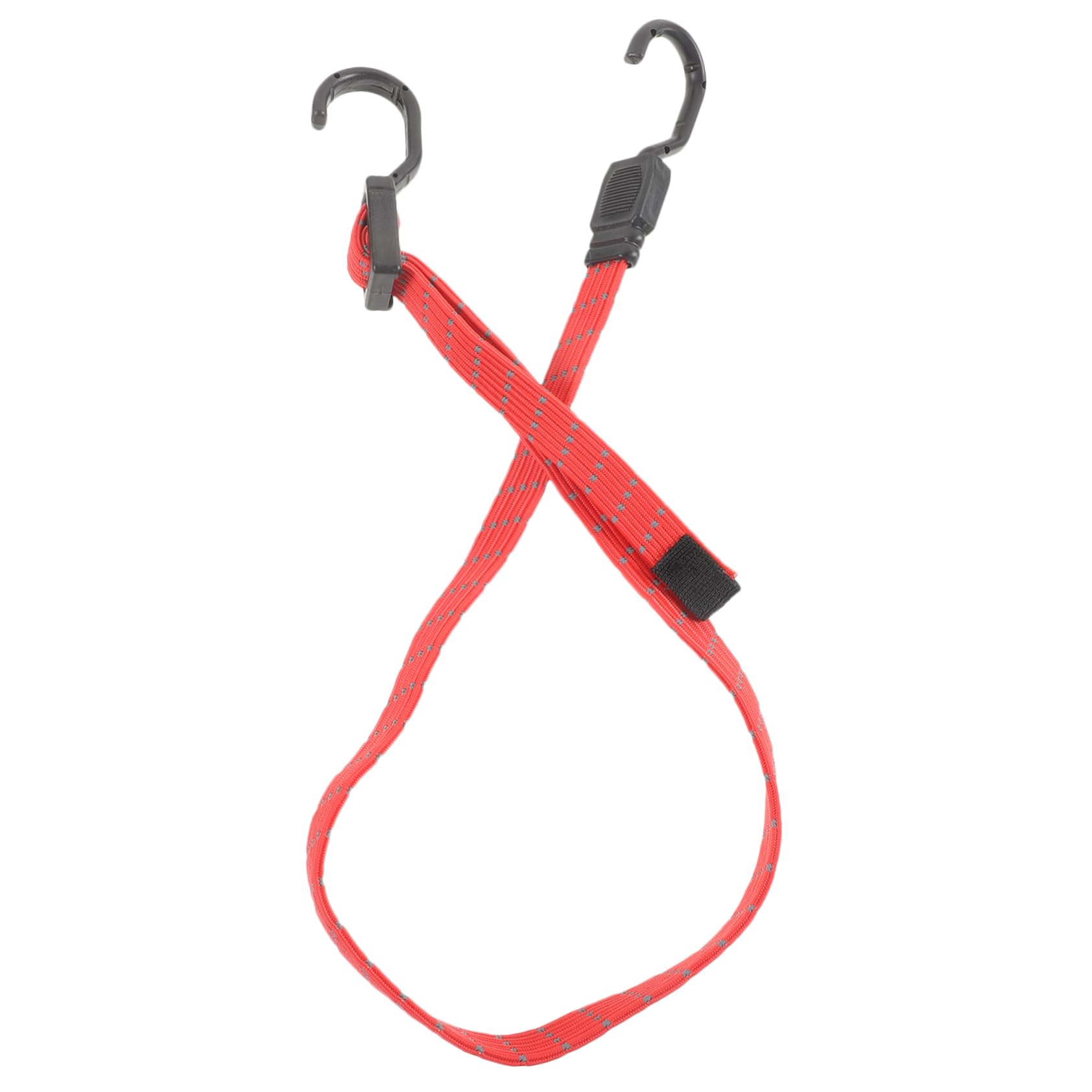BESPORTBLE Corde élastique extérieure remorquer Sandow de Fixation de Bagage Ceintures de sécurité Cordons élastiques en Plein air Sangles élastiques Métal Rouge
