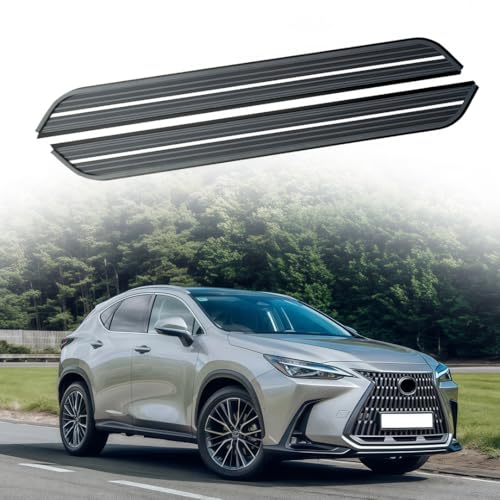Estribos de aluminio para Lexus NX 2022-2025, 2 piezas