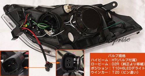 Amazon | SONAR製 フェアレディZ Z33後 LED付プロジェクターヘッド
