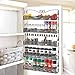 PAINISTIC Hanging Wall Mounted Spice Rack Shelf Storage Organizer for Kitchen Cabinet Door etc,5 Tier, Black, (COMINHKPR135968)