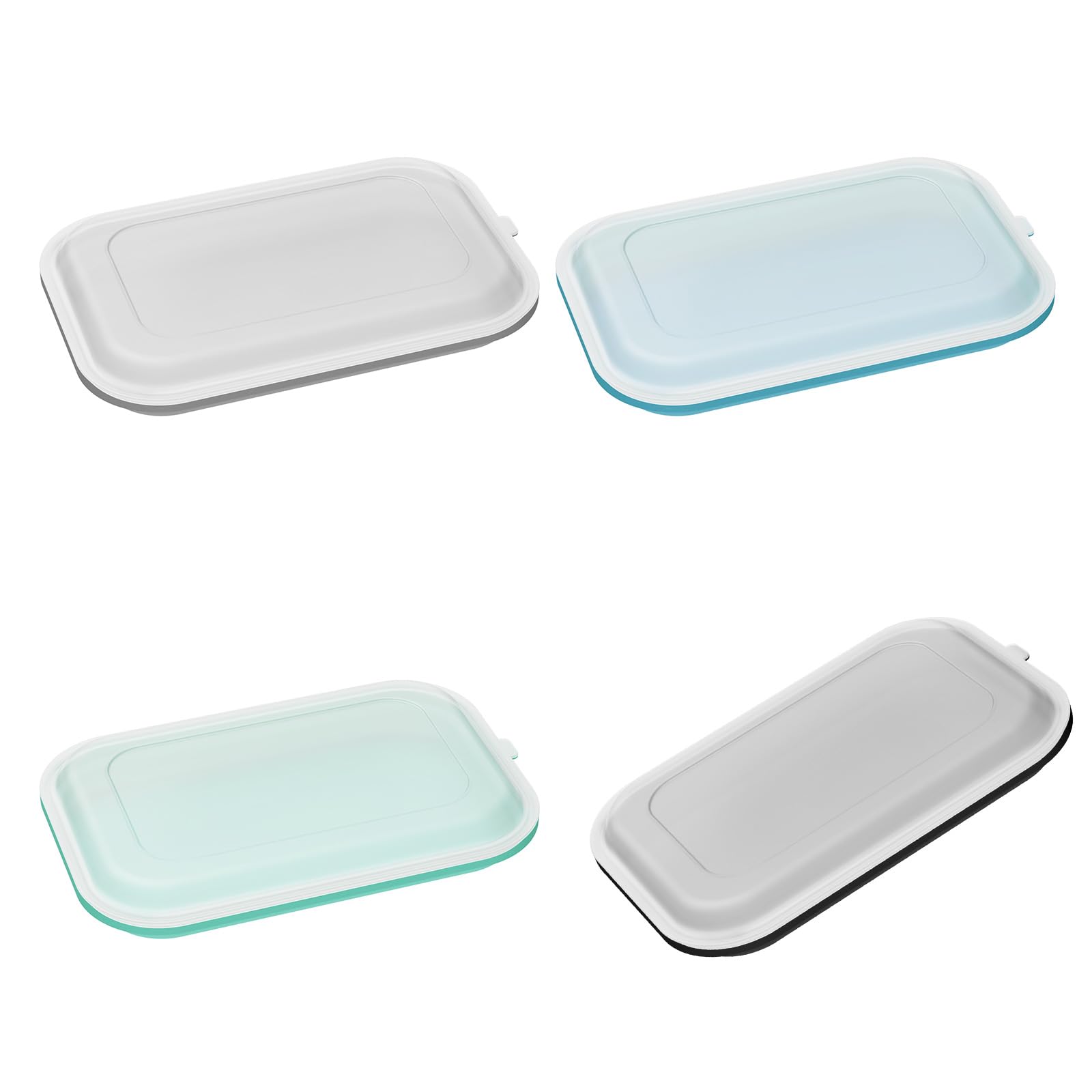 Food Storage Containers Clear Fridge Organizer Dishwasher Safe Modular Design Refrigerator Storage Bins Silicone Food Containers