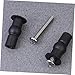 ARTIBETTER 2sets Toilet Seat Hinge Fixings Replacement Lid Bolts Toilet Lid Screw Rubber Wc Tool 2pcs*2