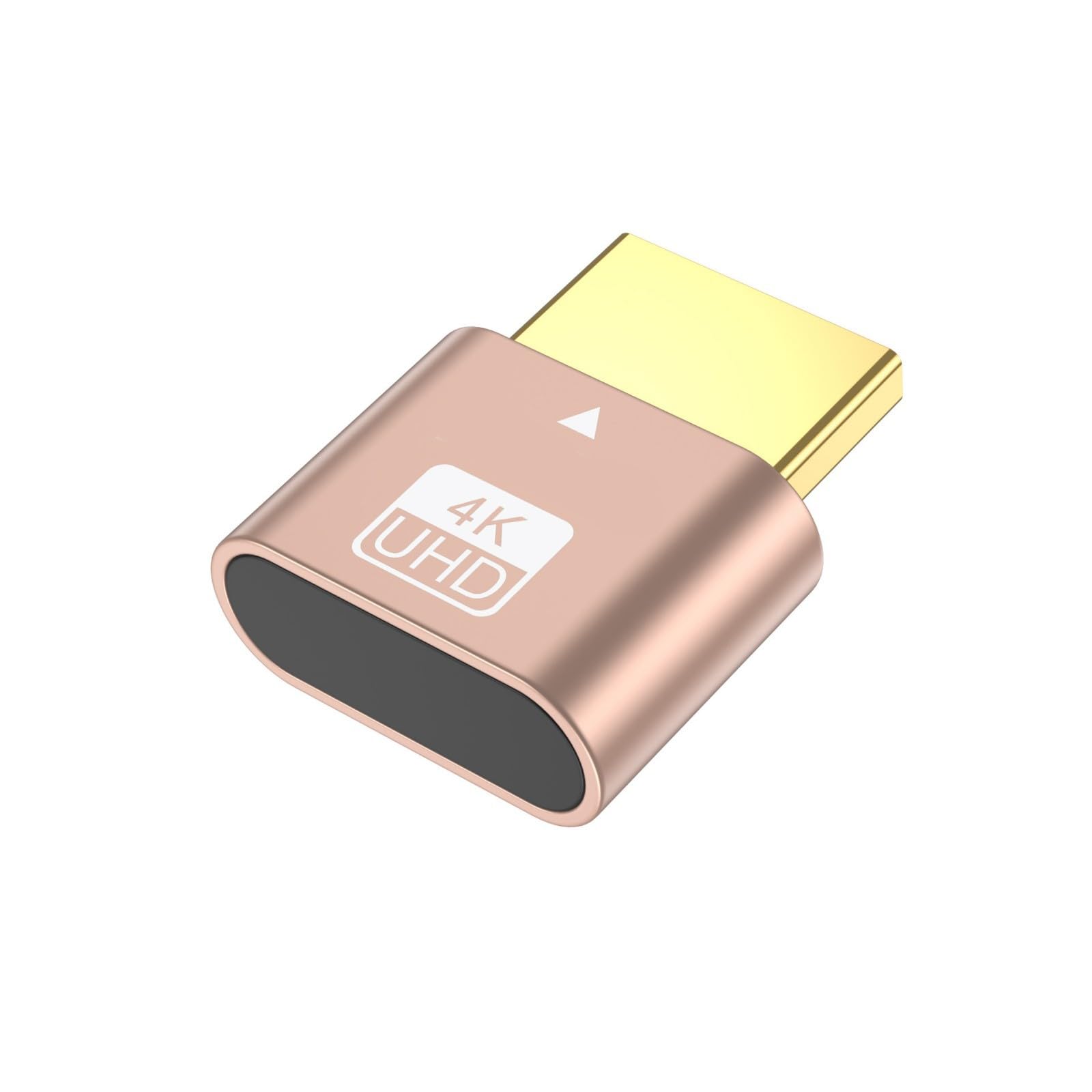Elnwnnkc HDTV Virtual Display EDID Emulators Adapters for Headlessly 4K 60Hz Multiple Monitor Expansion on Systems HDTV Graphics Dummys Plugs