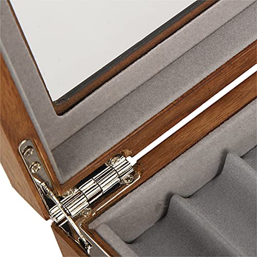 Dpofirs Wooden Fountain Pen Display Case Gift Box for 12 Pens Display for Shop Home Collection Display Fountain Pen Casing with Presentation Pen Tray - Image 3