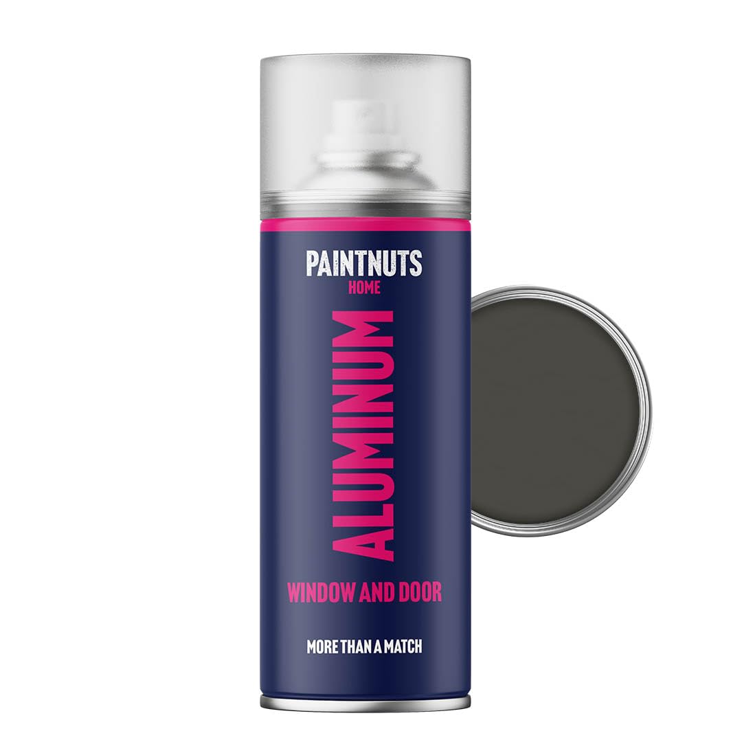 Paintnuts Umbra Grey Aluminium Window & Door Paint - Ral-7022 - Matt 400Ml Spray Can