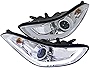 Spec-D Tuning 2LHP-HTRA11-TM Elantra 4Dr Sedan Chrome LED DRL Strip Projector Headlights Lamp