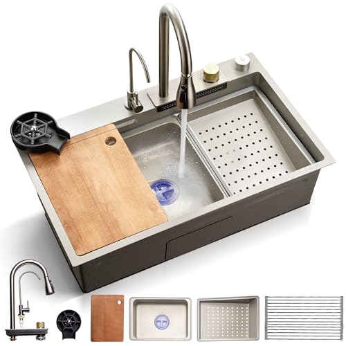 SereneLife Stainless Steel Kitchen Sink | Undermount & Drop-In Installation