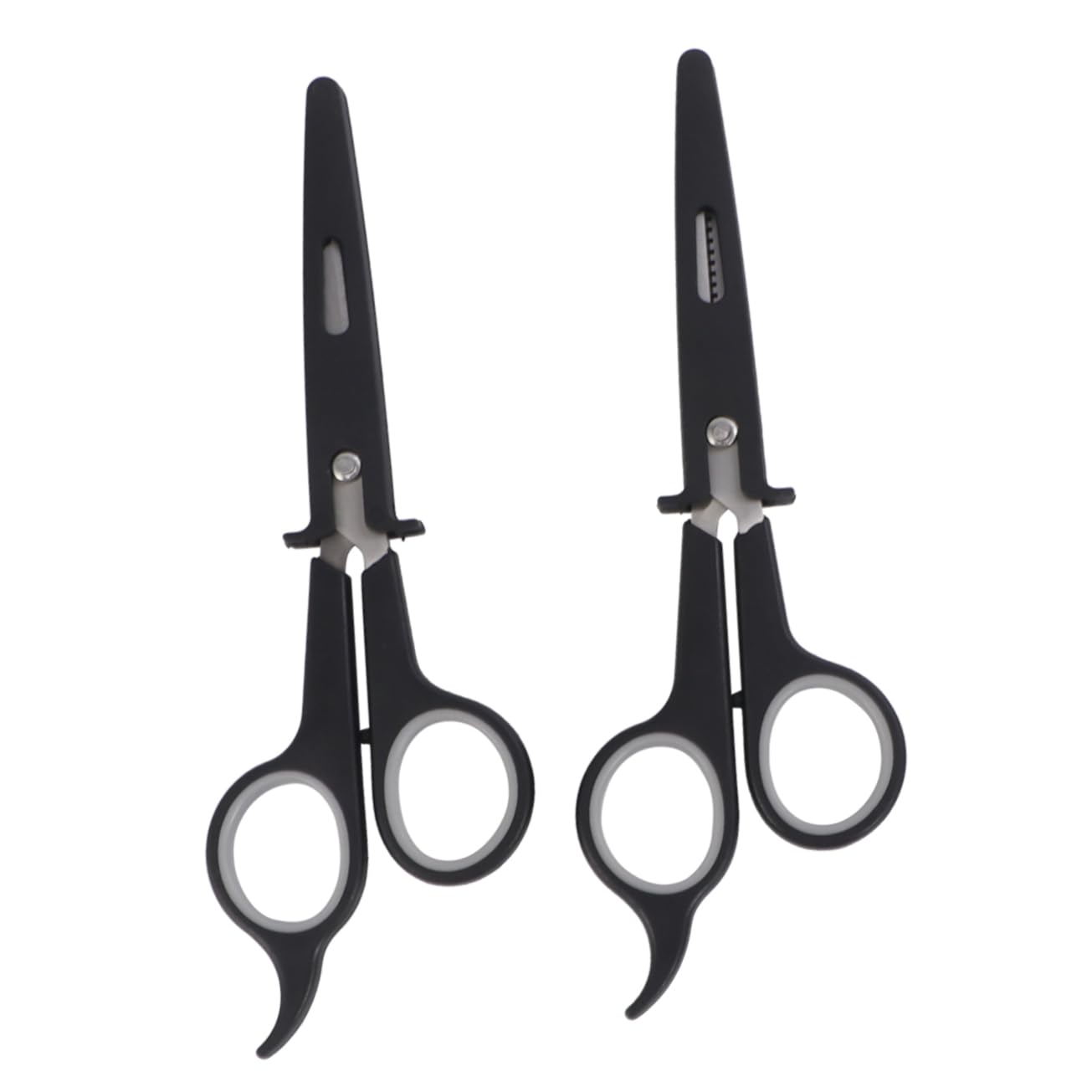 BESPORTBLE 3 Set Di Forbici Per La Toelettatura Di Di Animali Domestici Set Per Cani E Gatti Forbici Per Sfoltire I Design Ergonomico Nero 2 Pezzi * 3