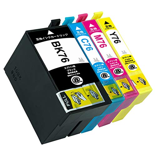早い者勝ち！ エプソン インクカートリッジ76 4色パック【大容量】5セット EPSON(エプソン)互換インクカートリッジ IC4CL76 (地球儀 インク