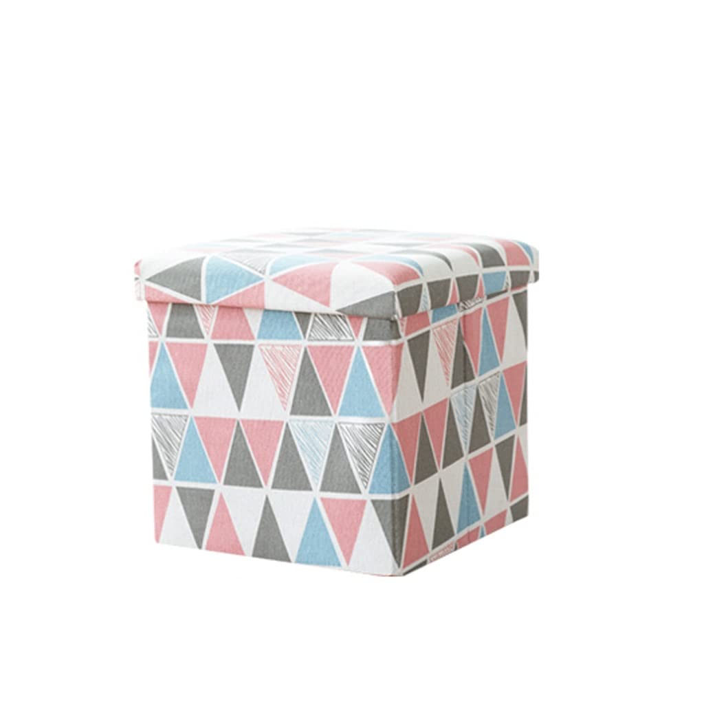 Repose-pieds pouf de rangement CHEWYNP contre le désordre du salon