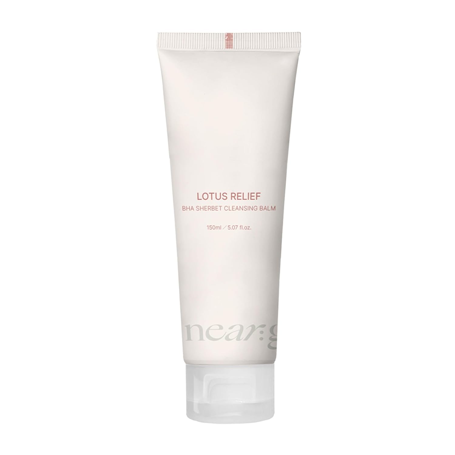 neargarden Lotus Relief BHA Makeup Remover Balm - Sherbet Texture, Pore Cleanser, Blackhead Care, for All Skin Types (150ml / 5.07 fl.oz.)