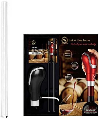 4 Pk Replacement Tubes (QTY 2-245MM, QTY 2-253MM) for the Instant 1-Button Aeration and Decanter WAERATOR Electric Wine Aerator (Replacement Tubes Only, Aerator not Included)