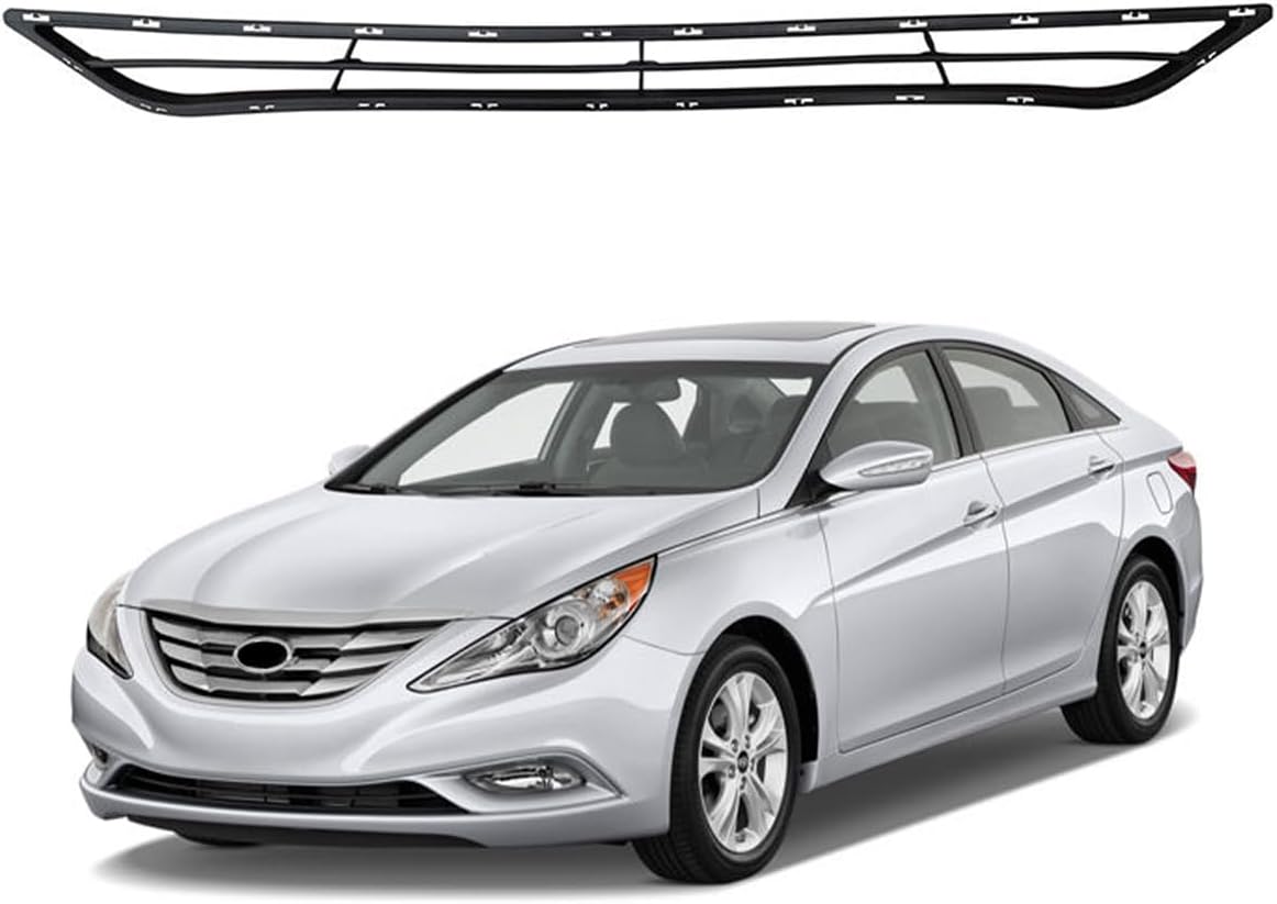 Front Upper Hood Molding Chrome Trim Fit for HYUNDA1 Sonata 2011-2013 HY1235101