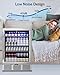 Feelfunn 24 inch Beverage Refrigerator - 180 Cans Under Counter Beverage Fridge with Glass Door & Safety Lock for Beer Wine Soda, Built-in or Freestanding Drink Fridge for Home Office Kitchen or Bar