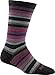 Darn Tough Sassy Stripe Crew Light Socks - Women's Black Medium