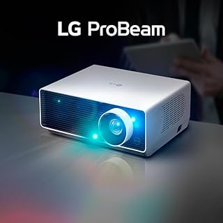 LG ProBeam Vidéoprojecteur Laser BU50RG Professionnel 5000 lumens, 4K, Projection Entre 40" ~ 300", LG Smart WebOS 6.0 : Compatibilité HID, Bluetooth et Haut-parleurs intégrés, Plug&Play, DLNA