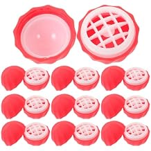 Beavorty 20 Pcs Refillable Lip Balm Sphere Containers 3.14X1.57 Inch Round Ball Cosmetic Storage Tubes with Screw Caps for Travel and Diy Lipstick Holders