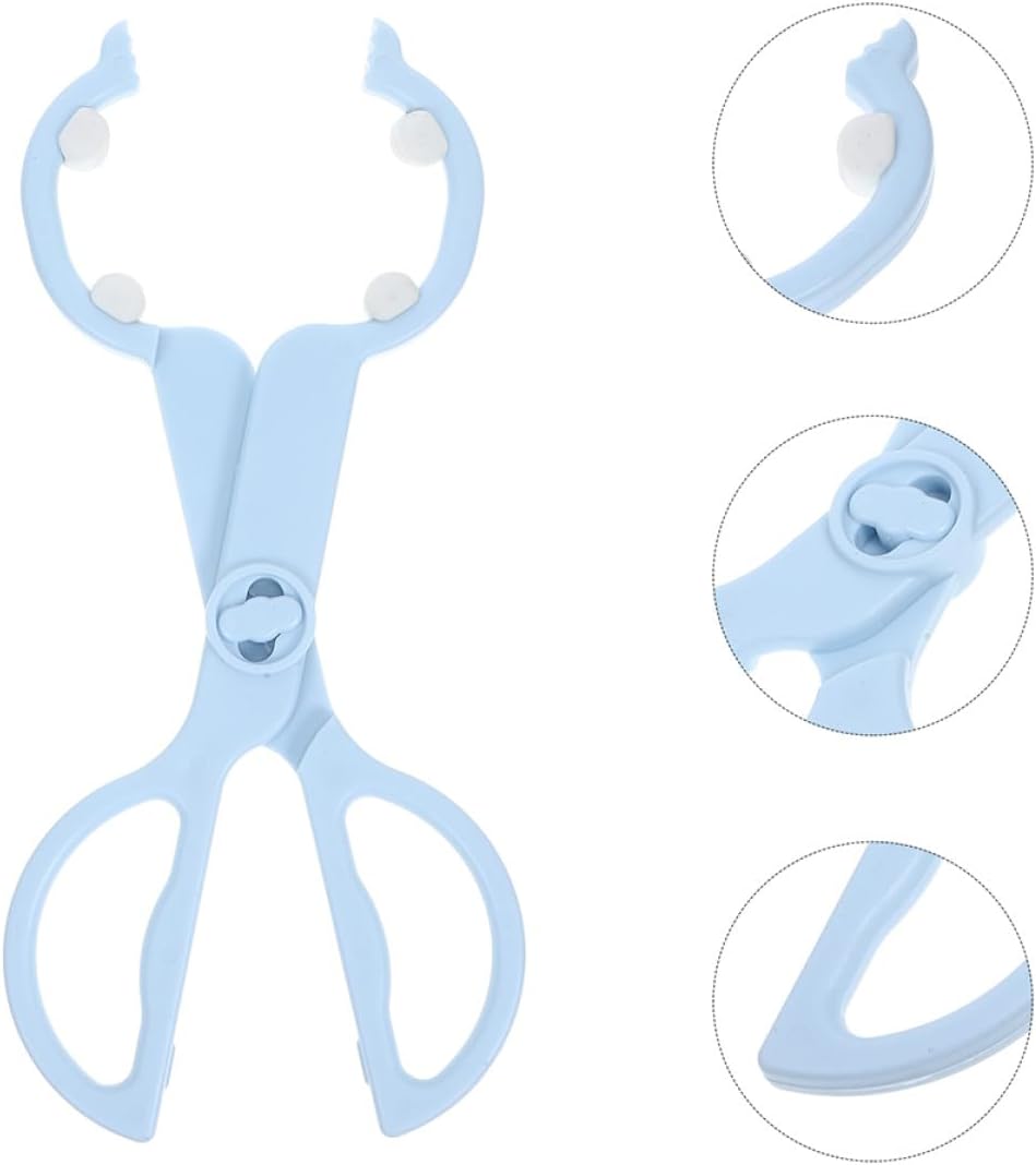 2pcs Bottle Clamp Tongs Non-skid Bottle Clip Plastic Nursing Feeding Tool Heat Resistant for Safety