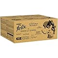 Felix Cat Food As Good As It Looks in Jelly with Beef, Chicken, Cod and Tuna (120 x 100 g Bag)