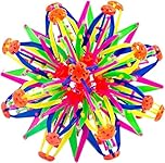 Expanding Ball, Bucket Time Toys Autism, Transformable Expandable Ball Fidget Toy, Mini Rings Sphere Magic Ball for Kids, Adult Novelty Stress Relief Toy (Medium)
