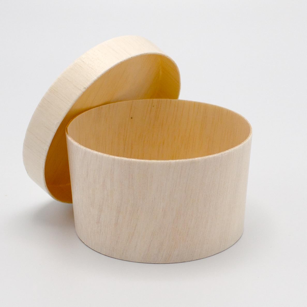 Amazon.co.jp: KAYU PACKAGE 円形 CIRCLE 木蓋 カップ07 87x15mm 1 