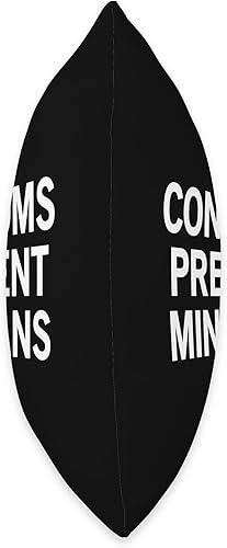 Miniatura 2 de Condoms Prevent Minivans Throw Pillow, 18x18, Multicolor