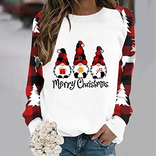 BBring 230926 Kersttrui voor dames, kerstprint, sweatshirt