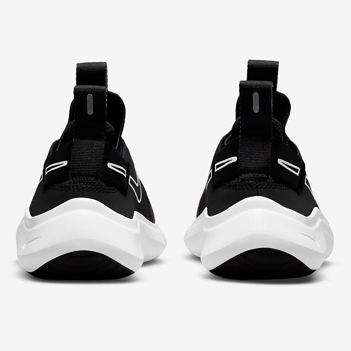 Nike Flex Plus Big Kids Casual Running Shoe Cw7415-003 Size 7 Black/White
