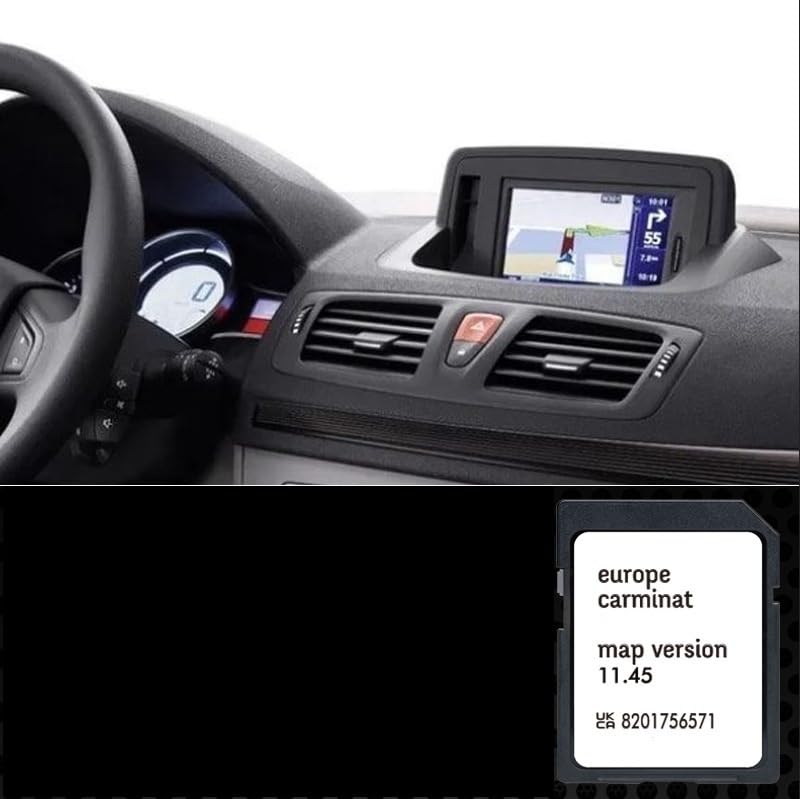 Generisch Kartenaktualisierung (GPS-Navigation) - Europa 2025 – Version 11.45-8201756571 – kompatibel mit Renault Tomtom Carminat