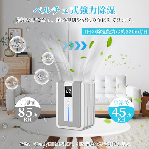 Panovol ペルチェ式除湿機 小型モデル