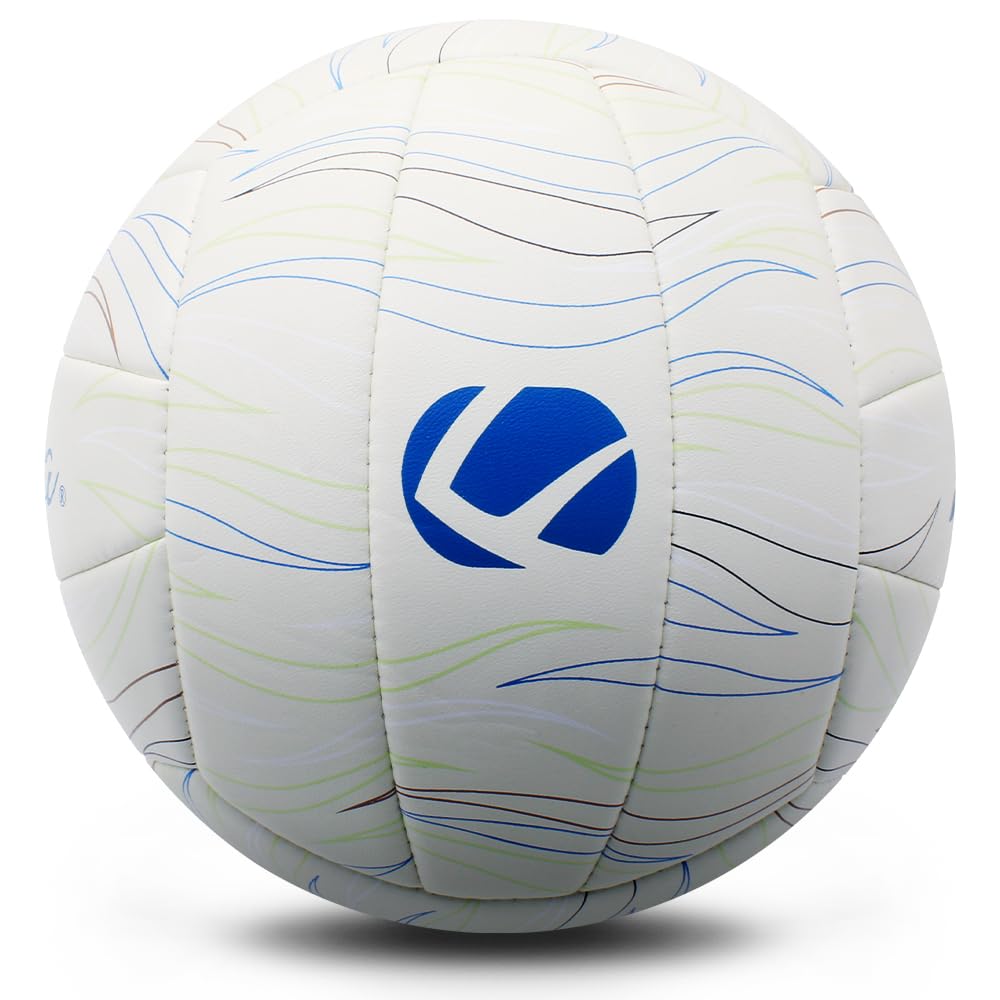Fantecia Ballon de beach volley, Taille officielle 5 avec pompe, ballon