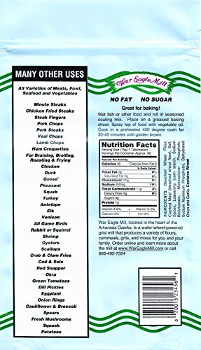 War Eagle Mill Ensley Fish Fry Batter Coating Mix in resealable bag (1 Lb)