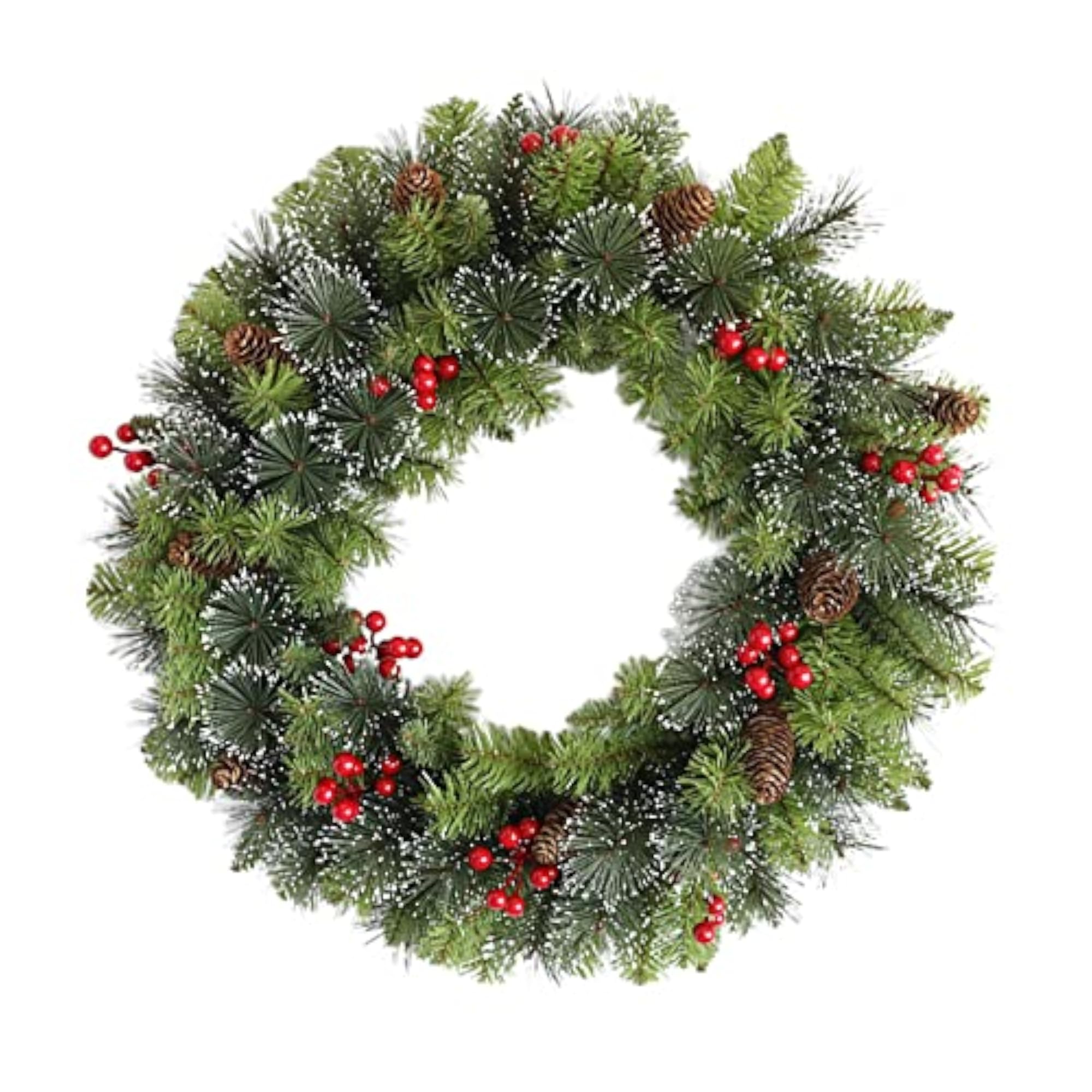 Artificial Wreath Christmas Wall Hanging Winter Decor