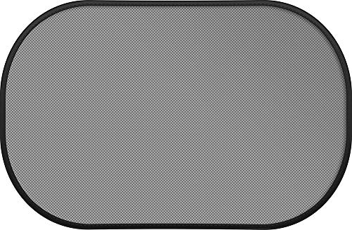 Vivababy- Protetor Solar Dobrável para Carro, 48 cm x 30 cm, Preto, 2 unidades