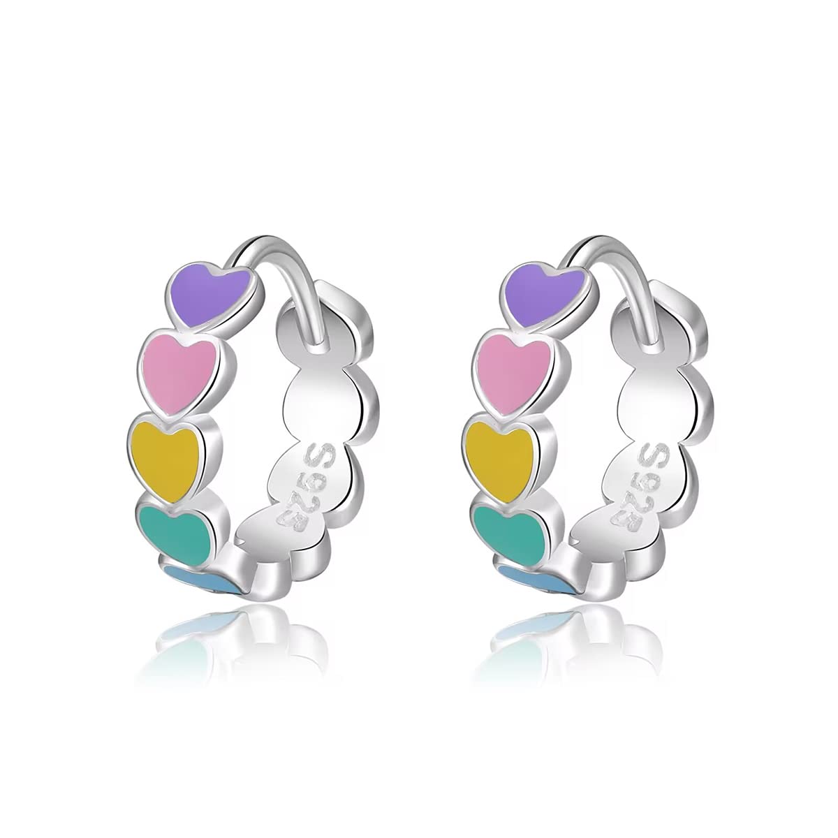 SLUYNZ 925 Sterling Silber CZ Ohrclips Knorpel Ohrringe Ohne
