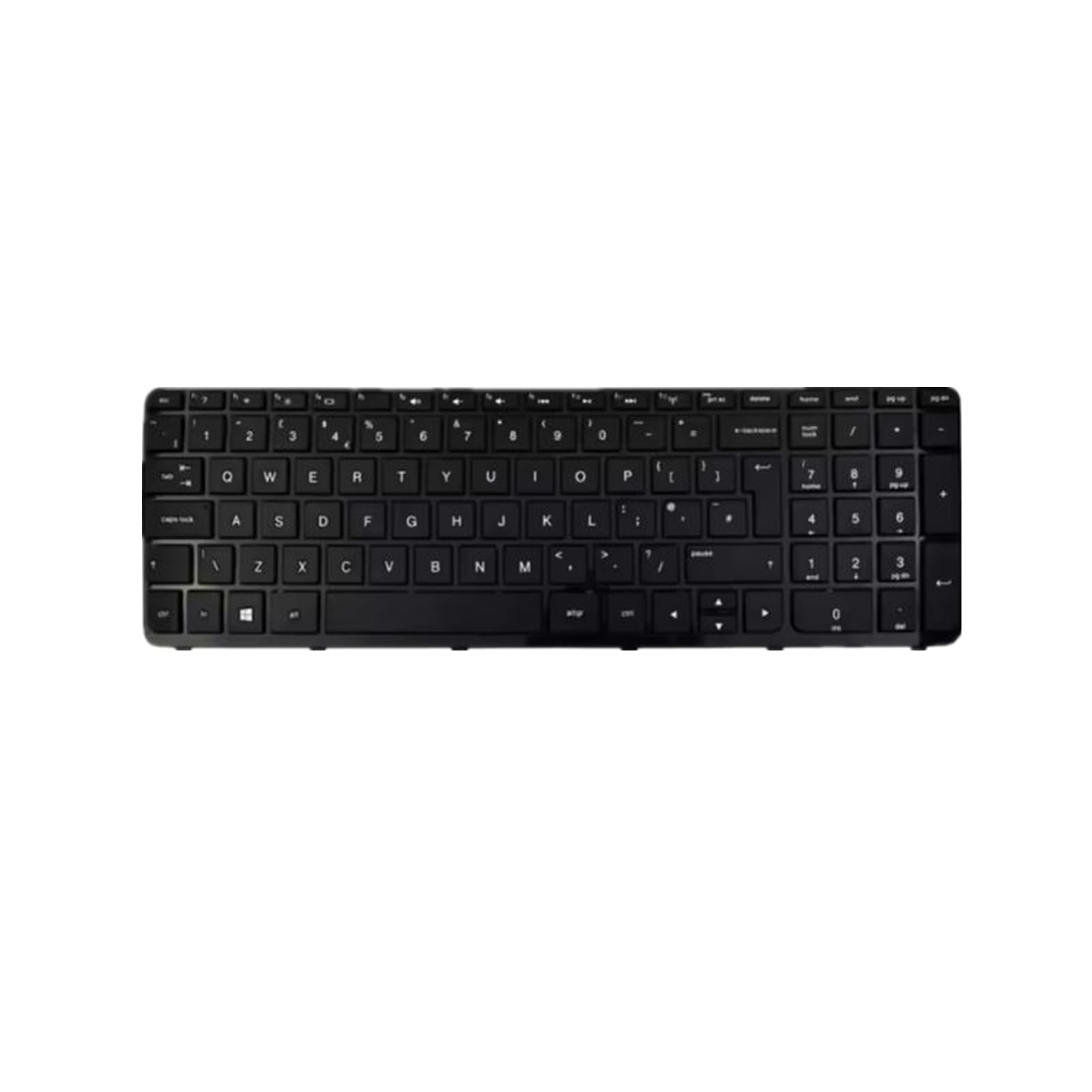 Teclado HP Compaq CQ15-s100 ideal para programar con layout UK negro 2