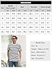 Sykooria Round Neck Pinstripe Striped T-Shirt for Black&White Thin Stripes Casual Short Sleeve Tops for Men, Black/White Thin Stripes XL #5