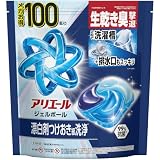 アリエール ジェルボール【大容量】100個 漂白剤つけおき級洗浄 洗濯洗剤 詰め替え