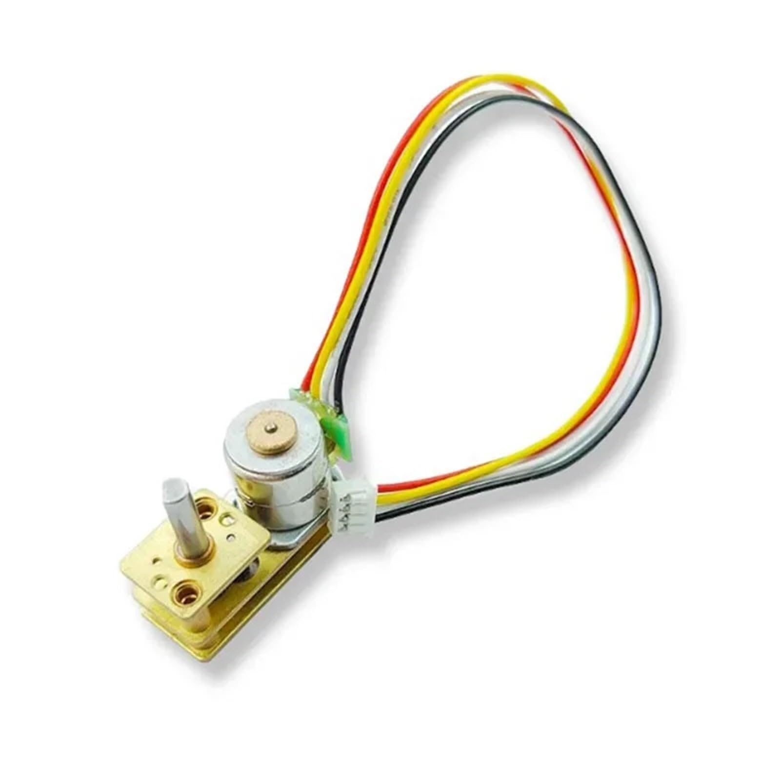 DC 5V 12V 2-Phasen 4-Draht Getriebe Schrittmotor Vollmetallgetriebe Invertierte Welle Präzisionssteuerung Reparaturteil(With controller,210:1)