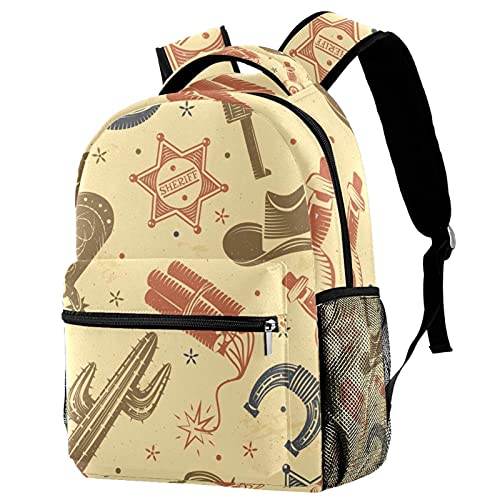 Sac à dos durable au motif vache de bétail stylé et confortable