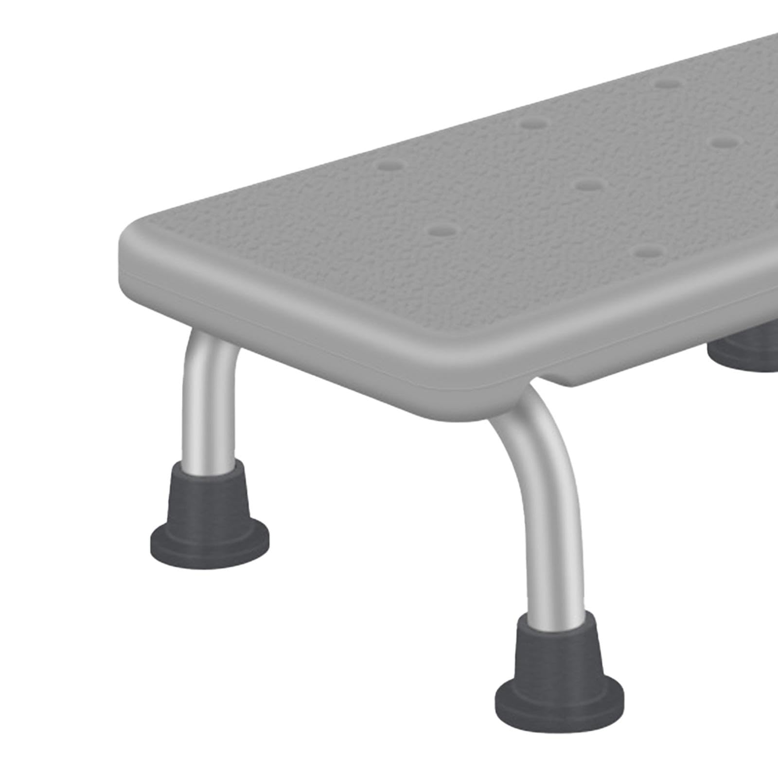 Silla de Ducha Ergonómica Taburete para Baño Banco de Aluminio Asiento de para Bañera Estructura Ligera Y Resistente Adecuada para, Gris, Individual