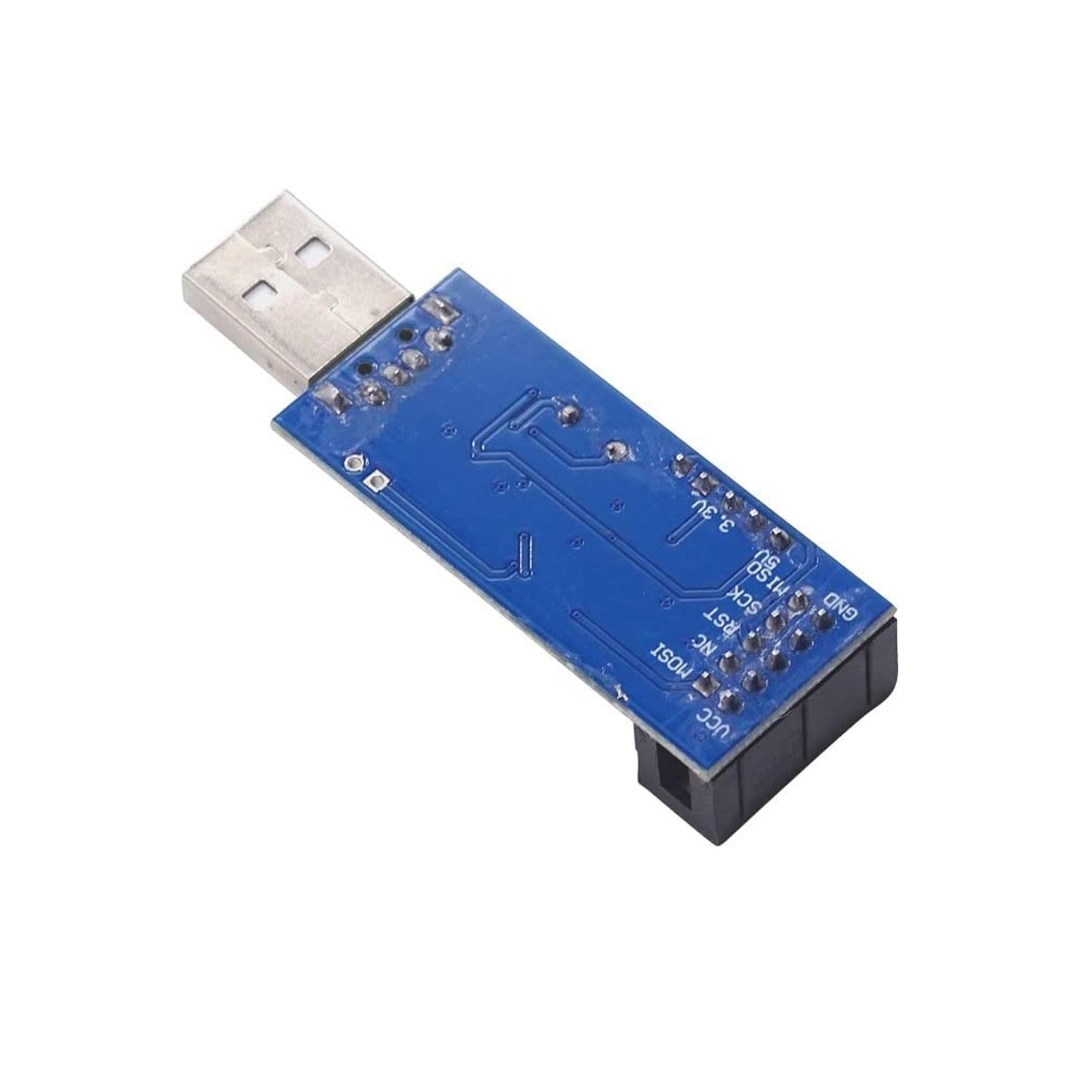51 programmi AVR ATMEGA8 USBASP USB ISP downloader 10 pin USB programmatore 3,3 V 5 V con cavo 6 pollici lunghezza compatibile con programma AVR ATMEGA8